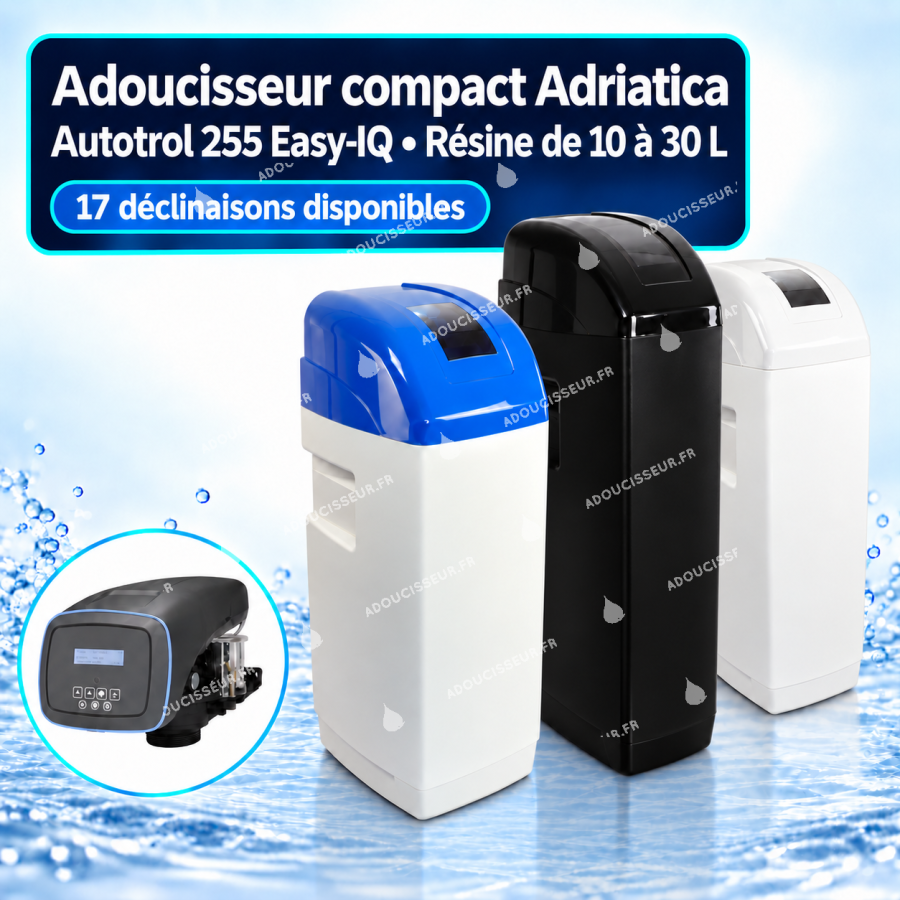 Adoucisseur compact Adriatica à vanne Autotrol 255 Easy-IQ