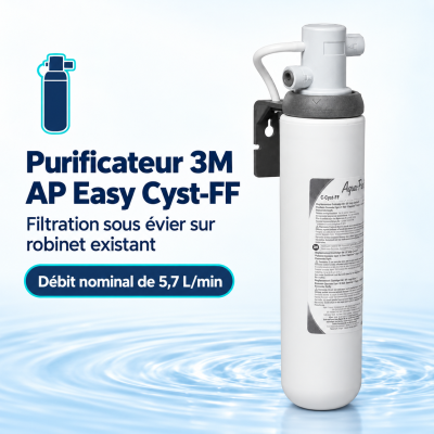 Purificateur sous évier 3M Aqua-Pure AP Easy Cyst-FF