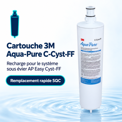 Cartouche de remplacement 3M Aqua-Pure C-Cyst-FF