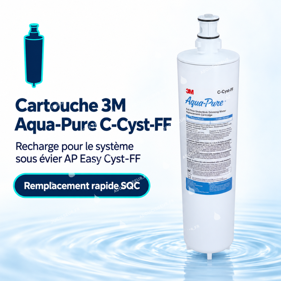 Cartouche de remplacement 3M Aqua-Pure C-Cyst-FF
