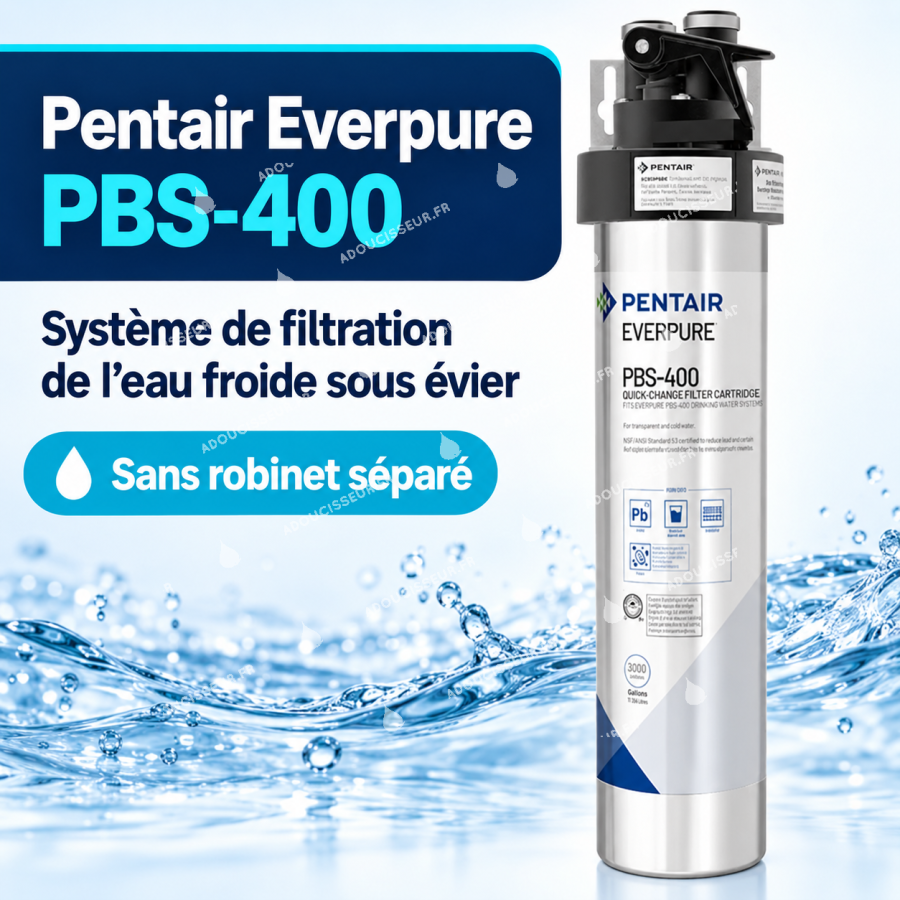 Système de filtration d’eau Pentair Everpure PBS‑400