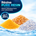 Résine cationique forte PURE RESIN pour adoucisseur — sac de 25 L