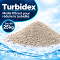 Turbidex — média filtrant pour la turbidité, sac de 25 kg