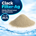 Clack Filter-Ag — média filtrant pour sédiments, sac de 28,3 L