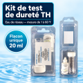 Kit de test de dureté TH pour eau de réseau — flacon unique 20 ml